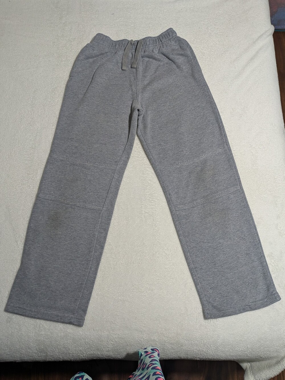 365 Kids from Garanimals Boys Gray Knit Joggers Sweatpants - Size 7